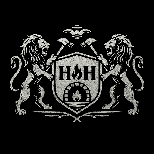 Hearth and Hammer LLC lion emblem
